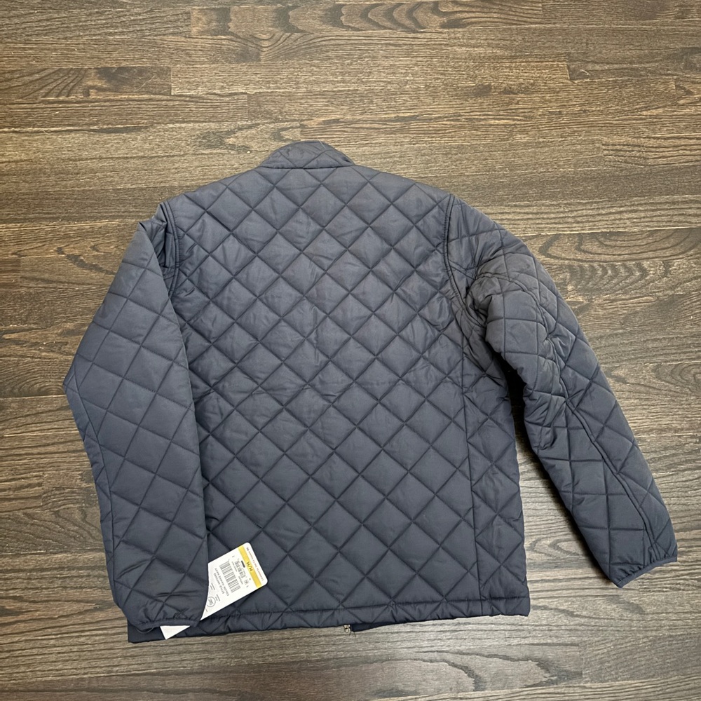 NWT Hawke & Co Men's Navy Blue HK Quilted Heritage Puffer Jacket in Size Medium - Picture 6 of 6